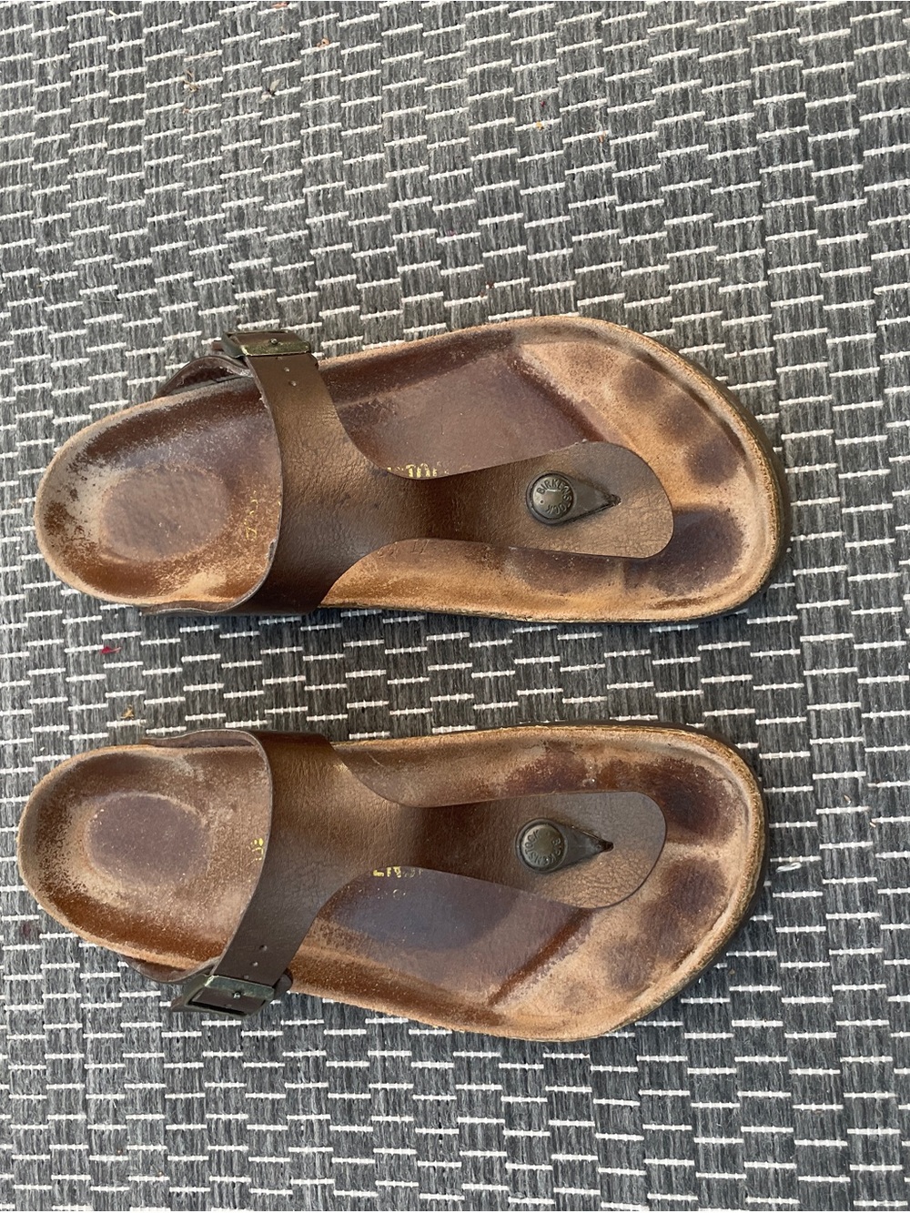 Birkenstock Brown Toe-Post Sandals